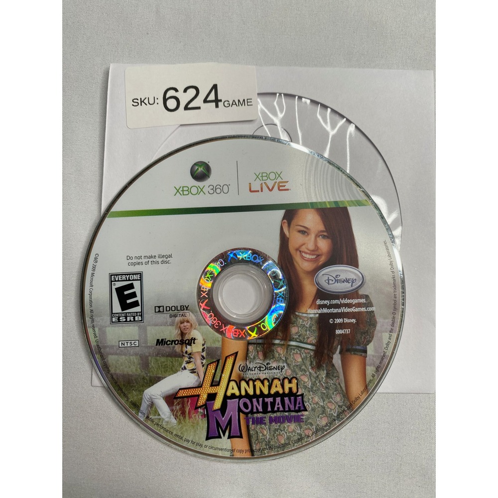 Hannah Montana The Movie Disney Xbox 360